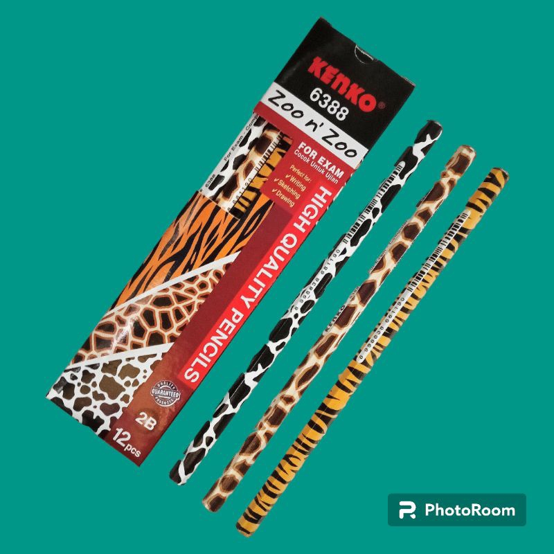 

Pensil 2B Kenko Zoo N'Zoo 6388 12 Pcs