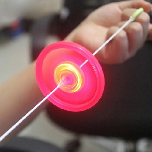 ✅Mainan Gangsing Jantra Led Gasing Tarik Bisa Nyala