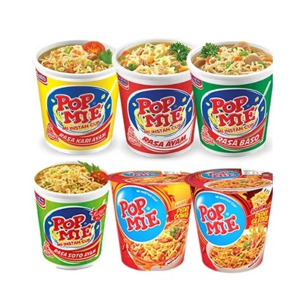 

⭐️HKM⭐️[ECER] POP MIE MI INSTANT CUP KUAH GORENG 75GR