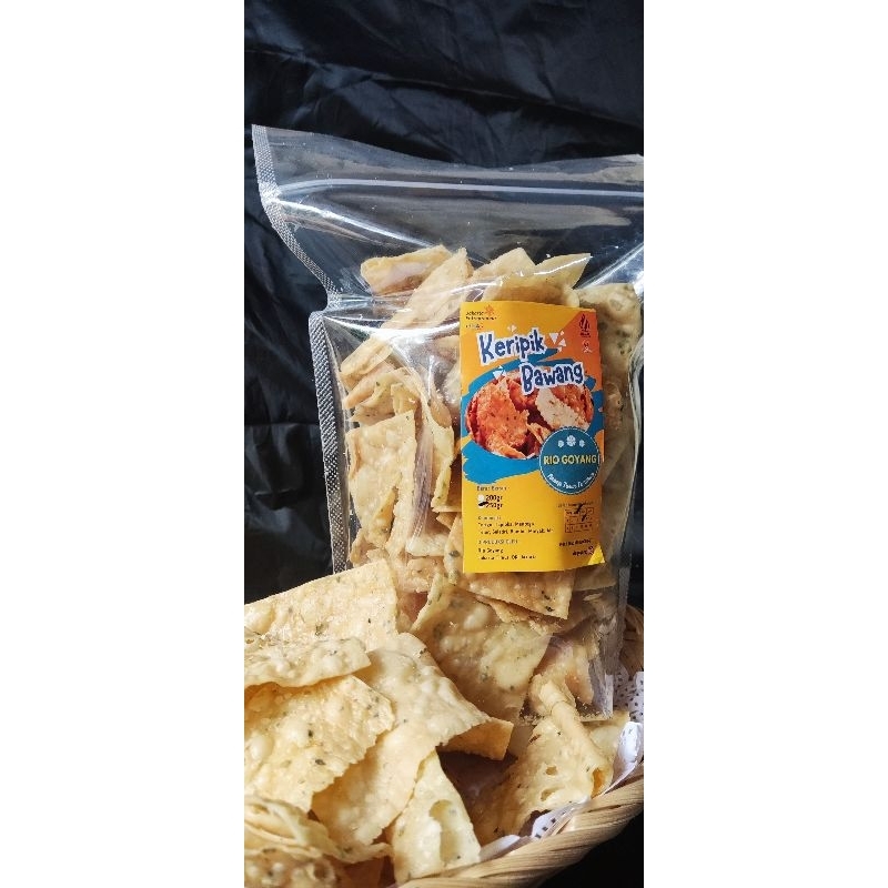 

Keripik Bawang kemasan pouch bening 250gr