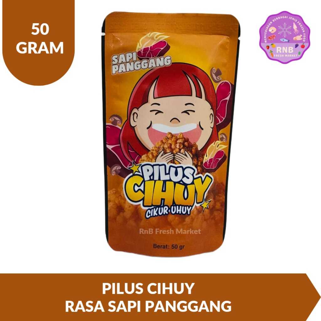 

Pilus Cihuy Rasa Sapi Panggang 50 Gram