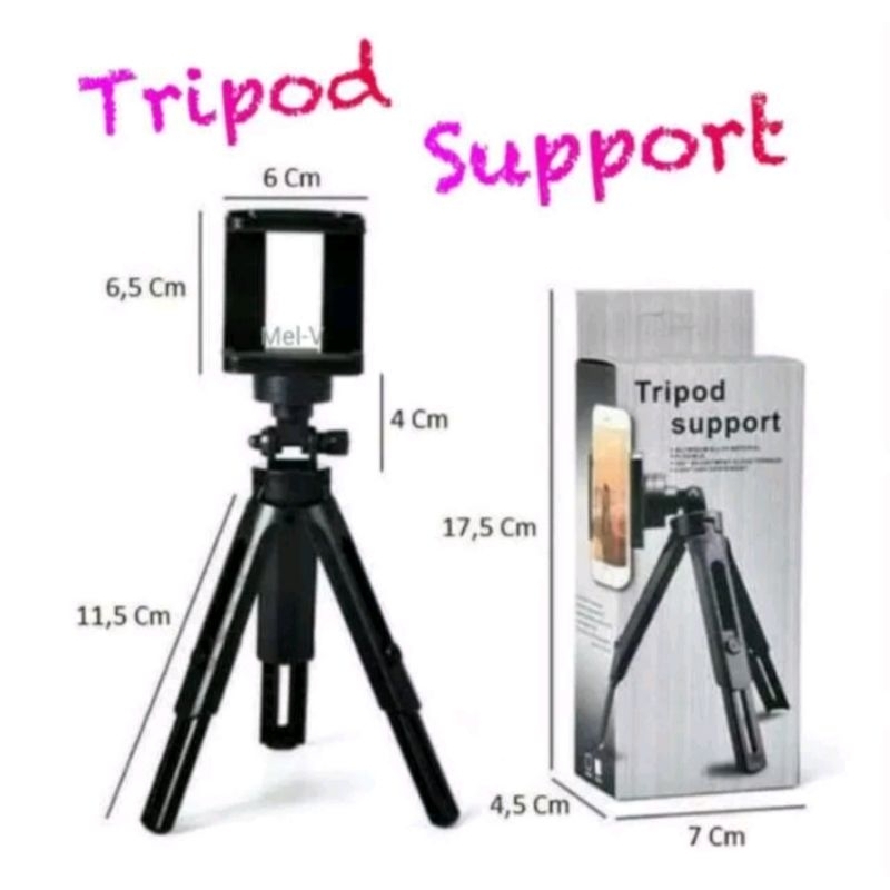 tripod mini support hp kamera monocular teropong camera
