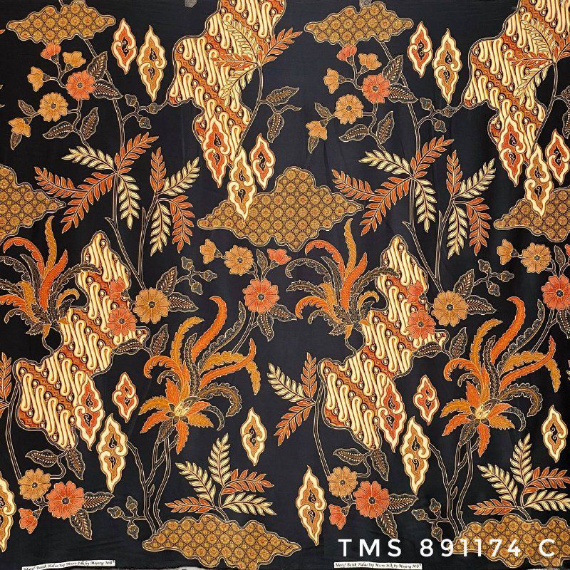 Kain Batik kemeja dress sanjit segaraman Mojang MB warna Hitam by Batik Heritage