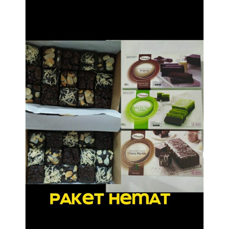 

Brownies Amanda + Fudgy Brownies (KHUSUS JATIM)