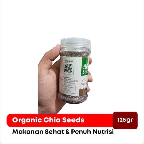 

Chiaseed Mexico Organik Black Seed Meksiko Chia Seed 125gr