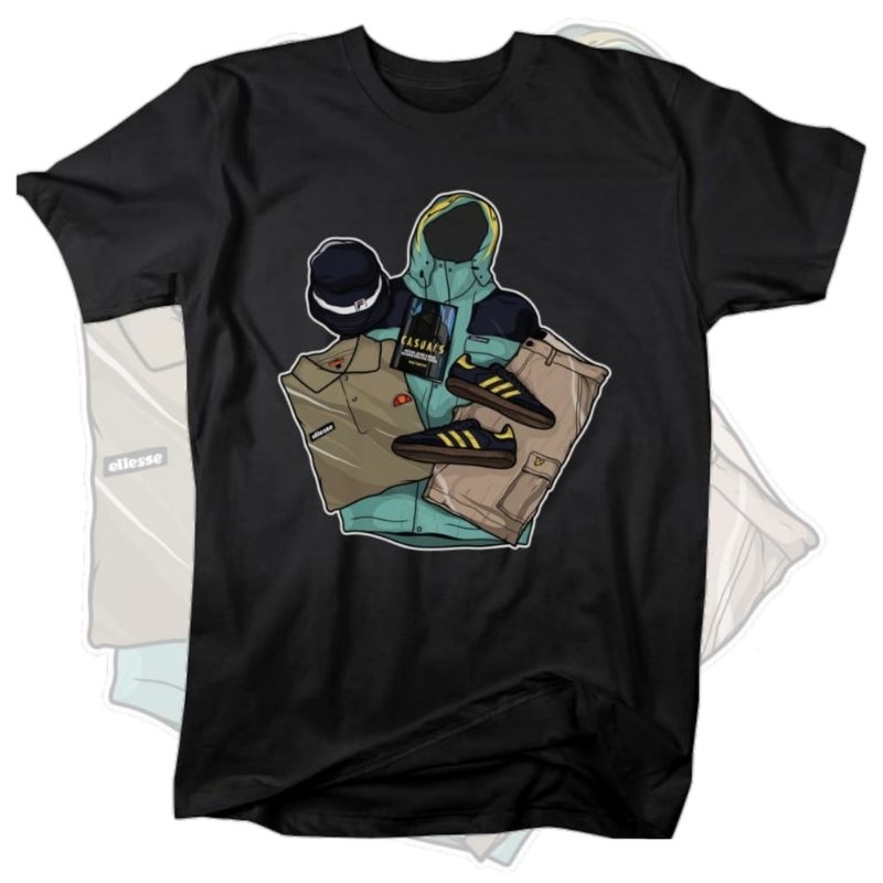 KAOS BAJU TSHIRT CASUAL FOOTBALL