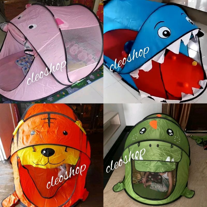 Tenda Mainan Anak Tenda camping Anak JUMBO Laki Ukuran 180 x100x90m / animal castle