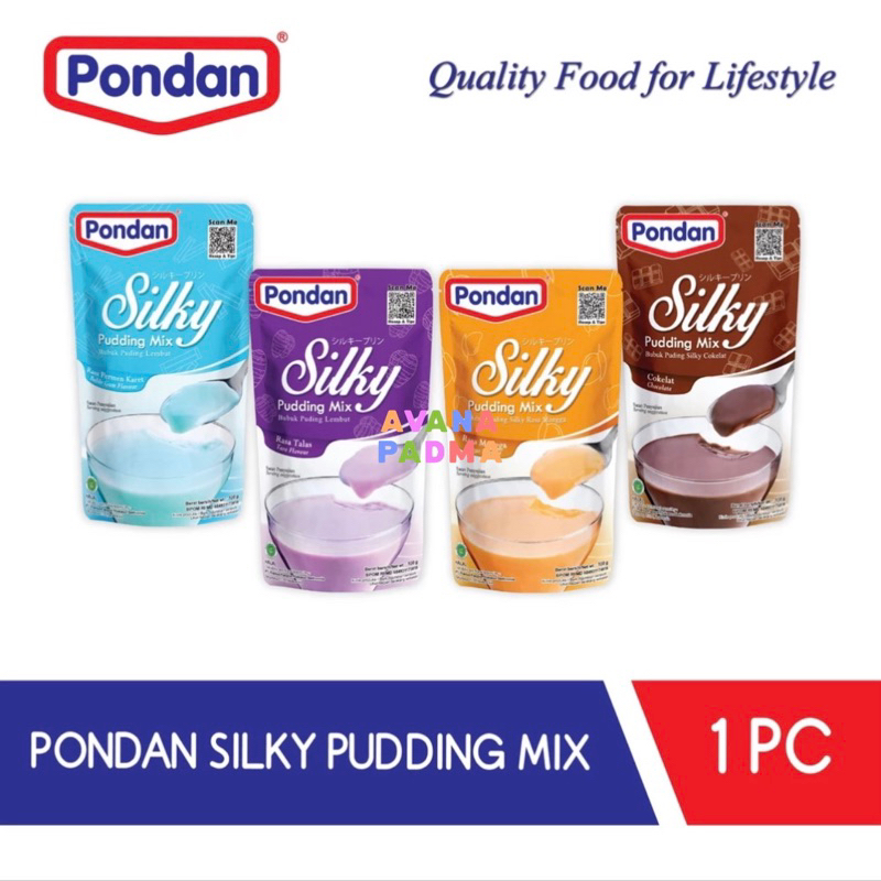 

Pondan Silky Pudding Mix Pouch (100g) (4 Varian Rasa)