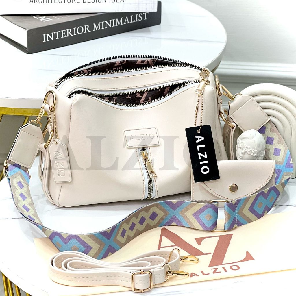 MURAH ALZIO - TAS WANITA SELEMPANG BAHU KOREAN BAG STYLE - ALZIO STEVE BAG