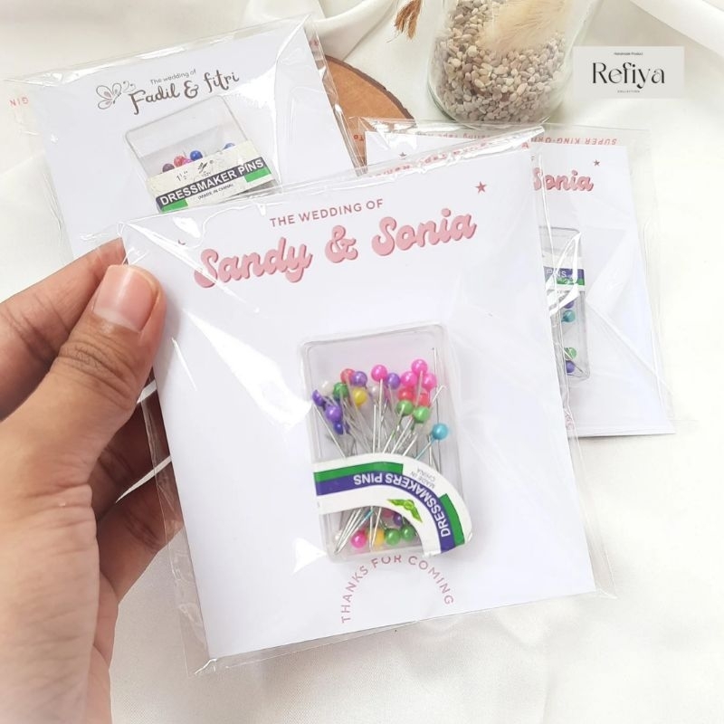 Souvenir Acara Undangan Pernikahan / Souvenir jarum pentul hijab / souvenir pins pin hijab / Souveni