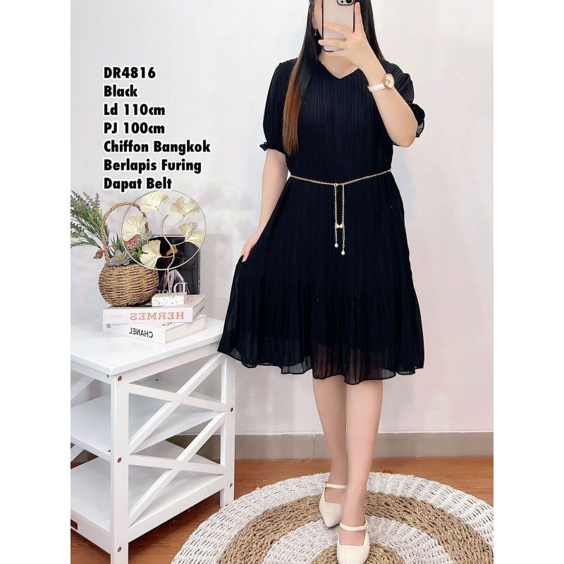 Dres DR4816 Dress Chiffon Bangkok