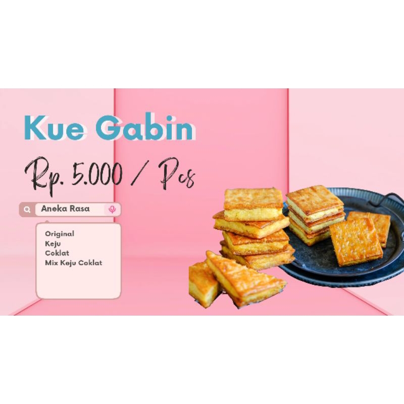 

KUE GABIN / KUE TAPE RASA COKLAT