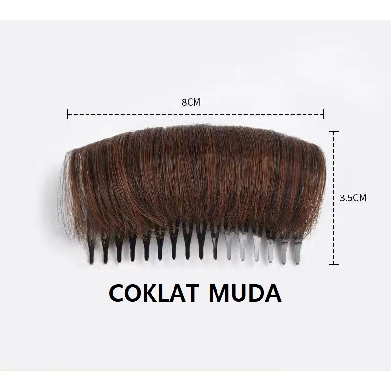 Adya Penambah Volume Rambut Peninggi Poni Bump Sirkam Rambut Palsu