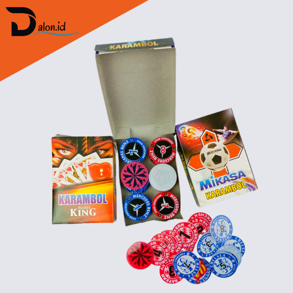 Koin Karambol Biji Karambol Tebal 3mm - 5 mm