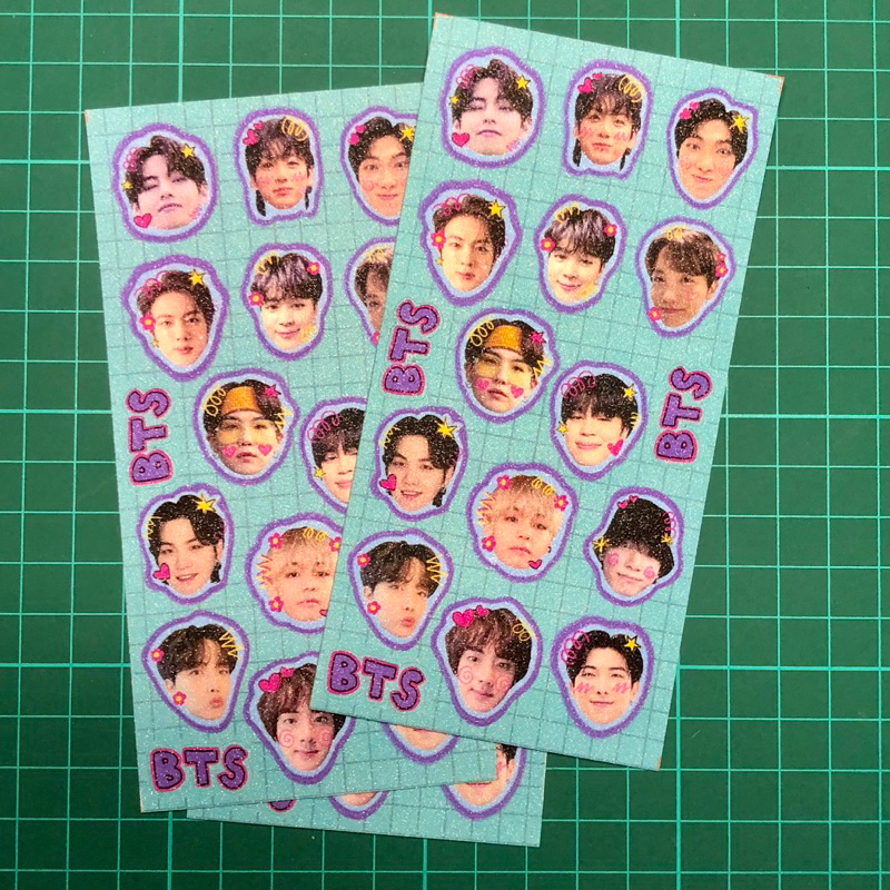 

☆ bts sticker gliter BEST OF ME ☆