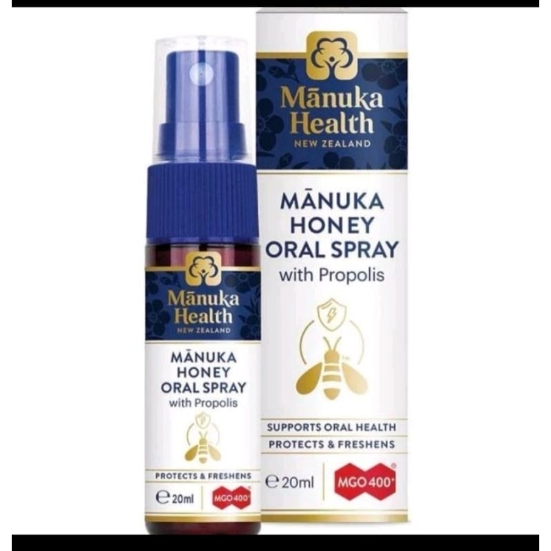 

Manuka Honey Oral Spray with Propolis Manuka Health MGO400 + ASLI New Zealand