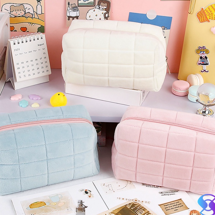 

Sale Pensil case/pensil Pouch/Make up Tas/MUJI STYLE Tas Pena Kapasitas Besar-Suning Mall