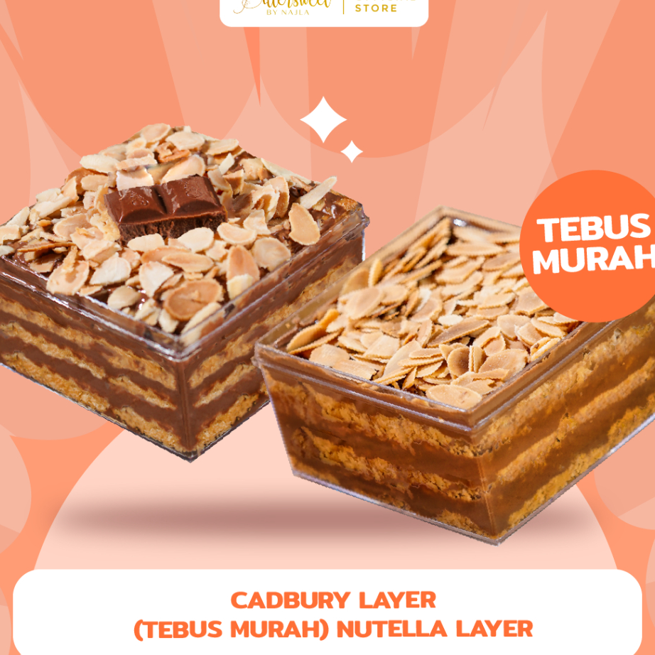 

SNRC6572 Terbaru Bittersweet by Najla - Cadbury Layer & Nutella Layer