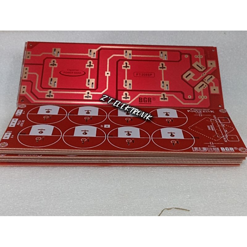 PCB PSU ISI 8 ELCO FT208SP BGR CAPASITOR POWER BANK