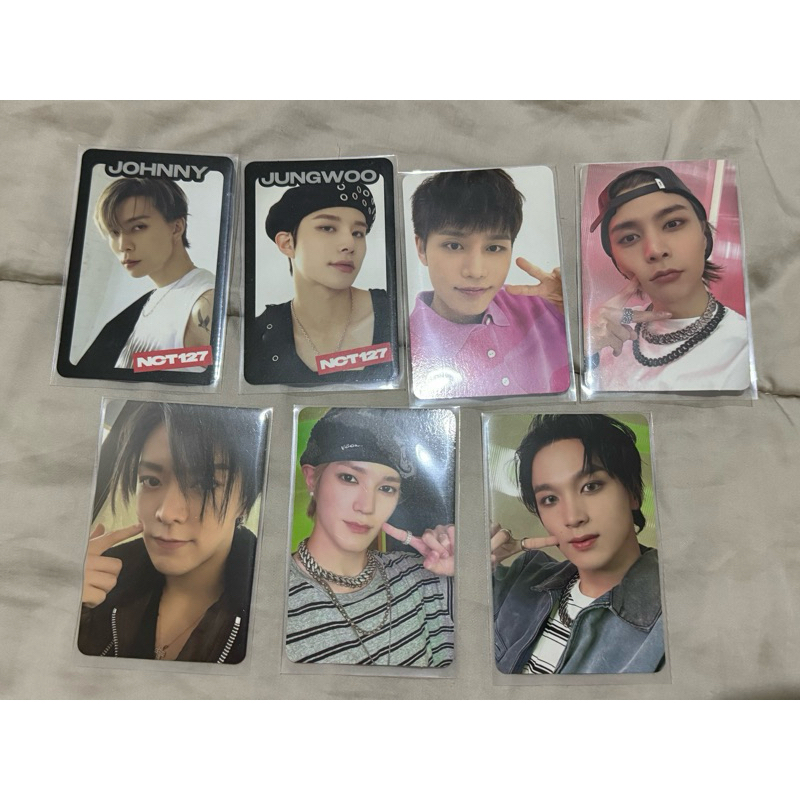 NCT127 ayyo ay-yo random trading card tc B ver johnny jungwoo taeil yuta haechan taeyong selca konse