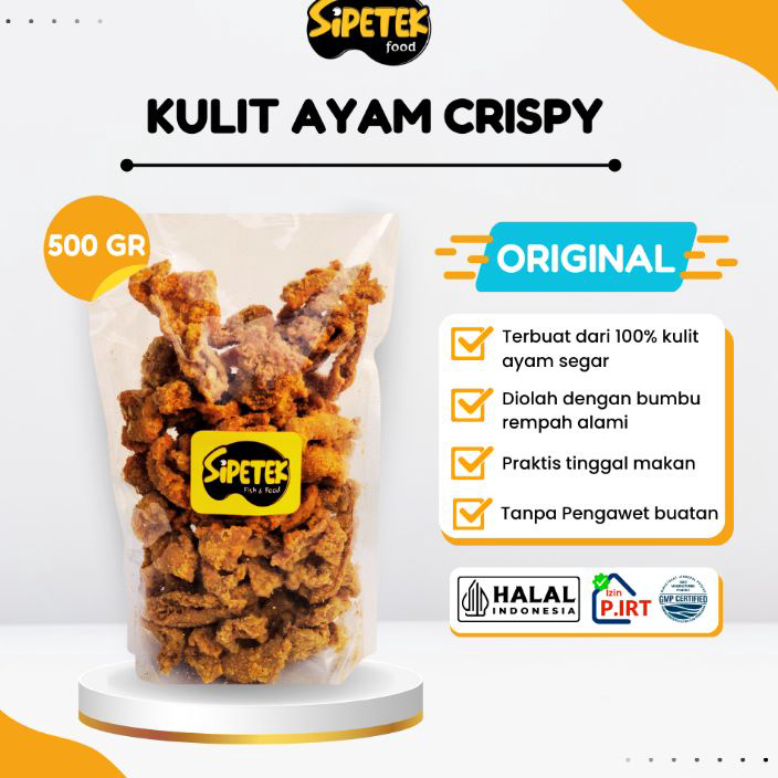 

QJWV2205 (C6369] 500gr Kulit Ayam Crispy