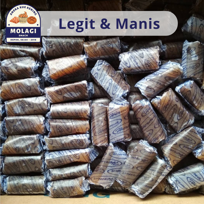 

Dodol Garut Manis Legit (Kertas Putih) 500 Gram - Molagi Snack