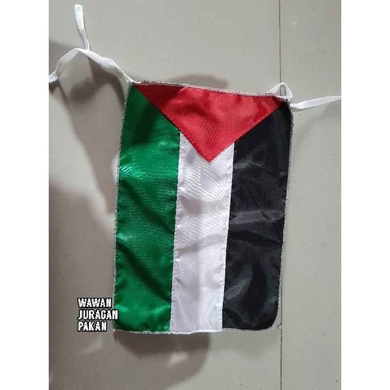 bendera motor / mobil palestina / bendera motor indonesia