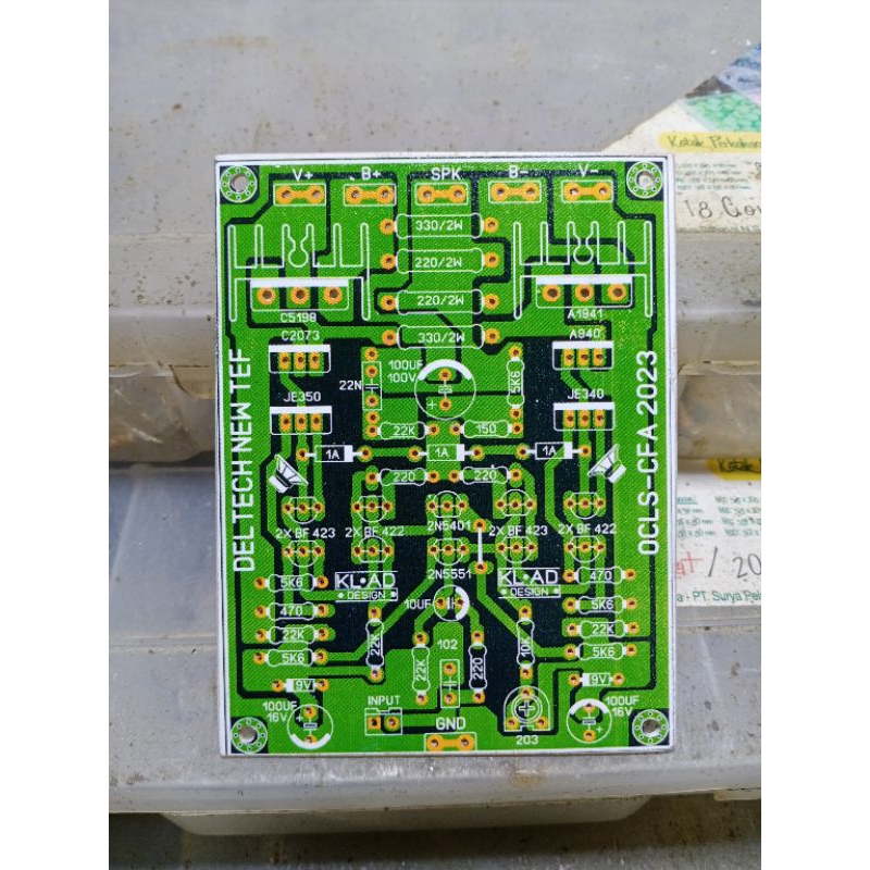 PCB DRIVER DELTECH OCL CFA TEFF