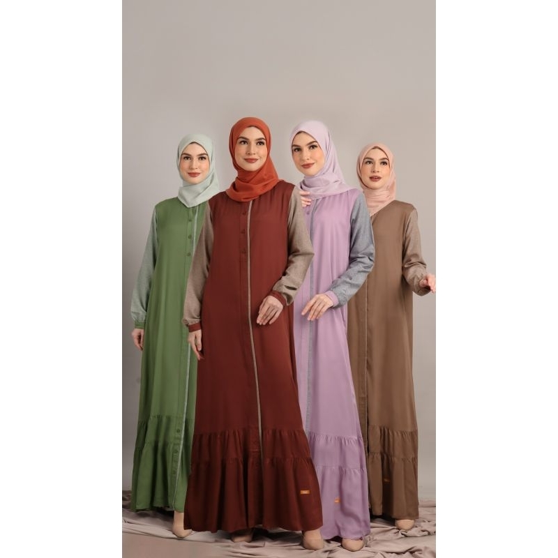 NIBRAS BUSANA NB B194 | GAMIS RAYON MIX AGAFYA