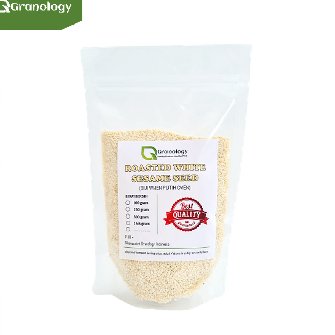 

TYZC2558 【MEGA SALE】 Wijen Putih Panggang / Roasted White Sesame Seed 250 gram