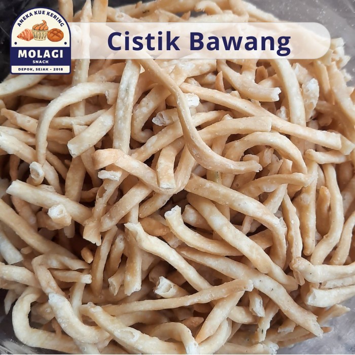 

Stik Bawang Gurih Renyah / Stick Bawang 250 Gram - Molagi Snack