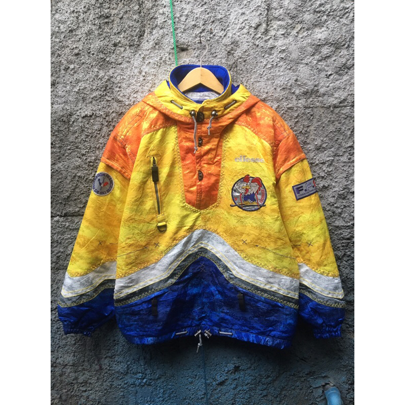 jaket vintage ellesse cocorico big logo original