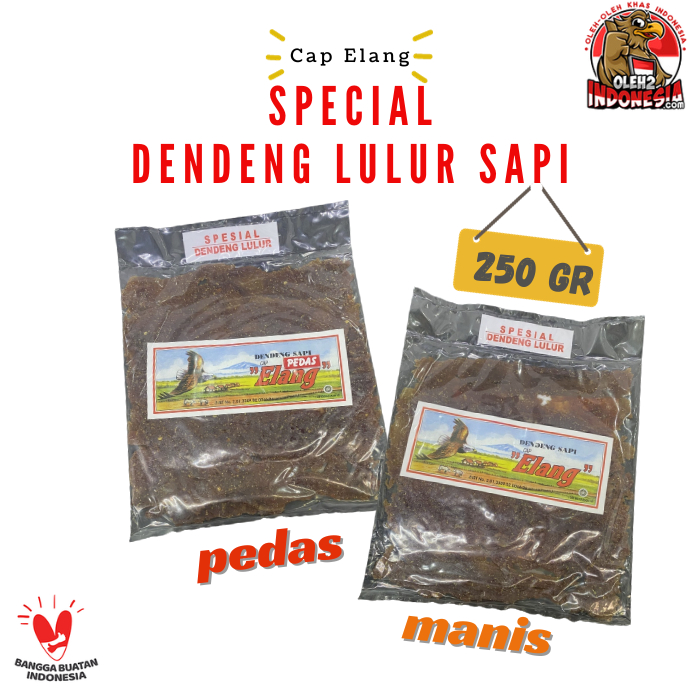 

Dendeng Sapi Spesial Lulur Cap Elang Original 250 gr