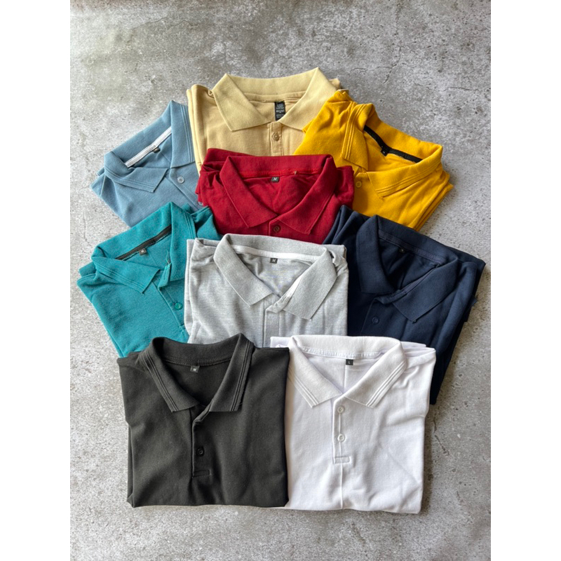 POLO SHIRT PRIA kaos kerah polos / kaos berkerah bahan Lacoste cotton premium