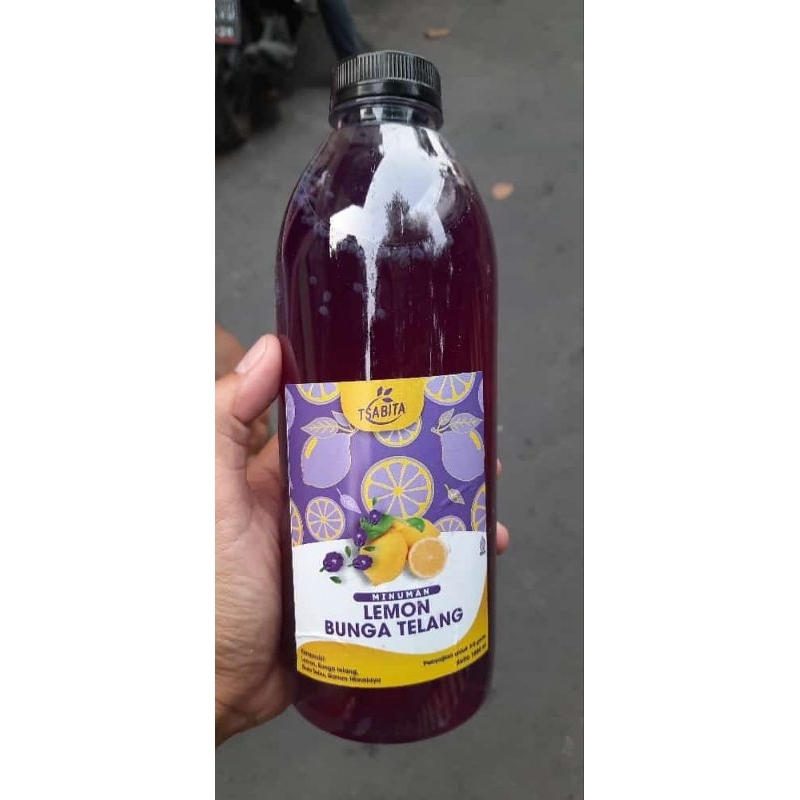 

Lemon Bunga Telang Selasih 1lt, Tsabita drink