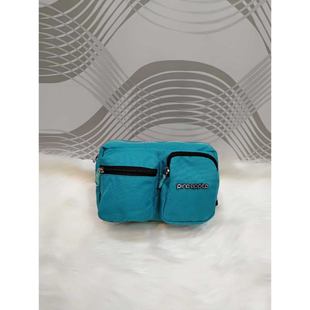 TAS PINGGANG WAIST BAG PINEAPPLE 2449 DARK BLUE NB