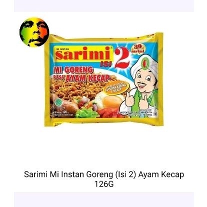 

Sarimi 2 mie instant goreng ayam kecap isi 5