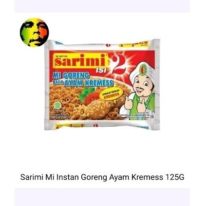 

Sarimi 2 mie instant goreng ayam kremes isi 5