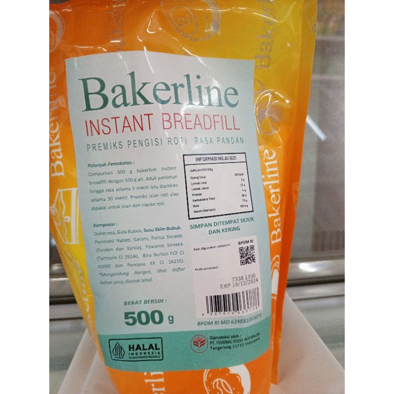 

bakerline pandan 500gr