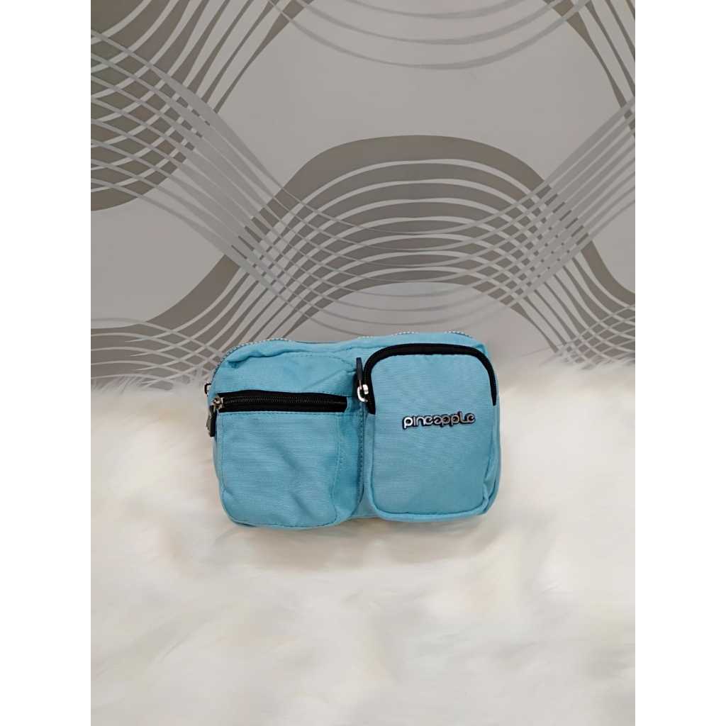 TAS PINGGANG WAISTBAG PINEAPPLE 2449 BLUE NB