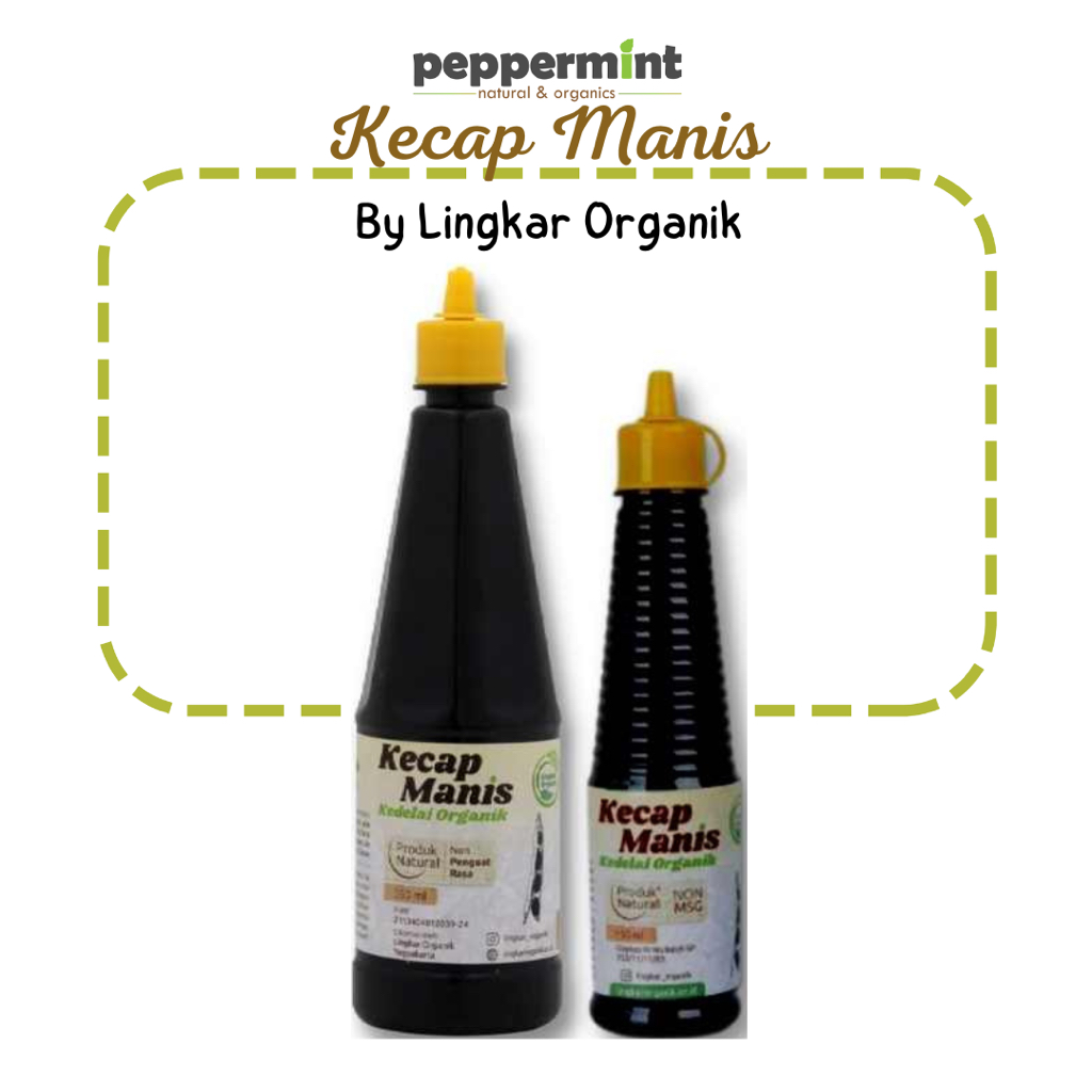

Lingkar Organik Kecap Manis Kedelai Lokal / Bumbu Dapur Organik (150/350ml)