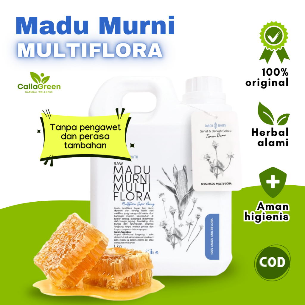 

MADU MULTIFLORA MURNI 1KG - GR ASLI 100% ORIGINAL TANPA CAMPURAN MAKANAN MINUMAN JAMU HERBAL SUPPLEMEN VITAMIN MADU DIET SEHAT DETOX ALAMI PREMIUM PURE ORGANIK MAKANAN MINUMAN SEHAT HERBAL SUPLEMEN ALAM GAYA HIDUP SEHAT PRODUK LOKAL NUSANTARA