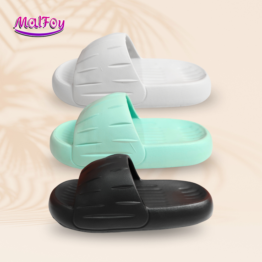 Sandal slop / Sandal slop wanita / Sandal spon / Sandal tebal / Sandal lucu / Sandal karet eva / San
