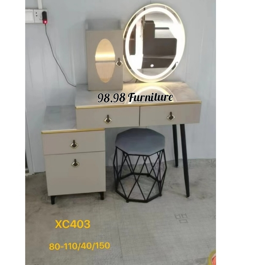 NEW - Meja Rias Lampu Cermin Import - Meja Rias Led TouchScreen