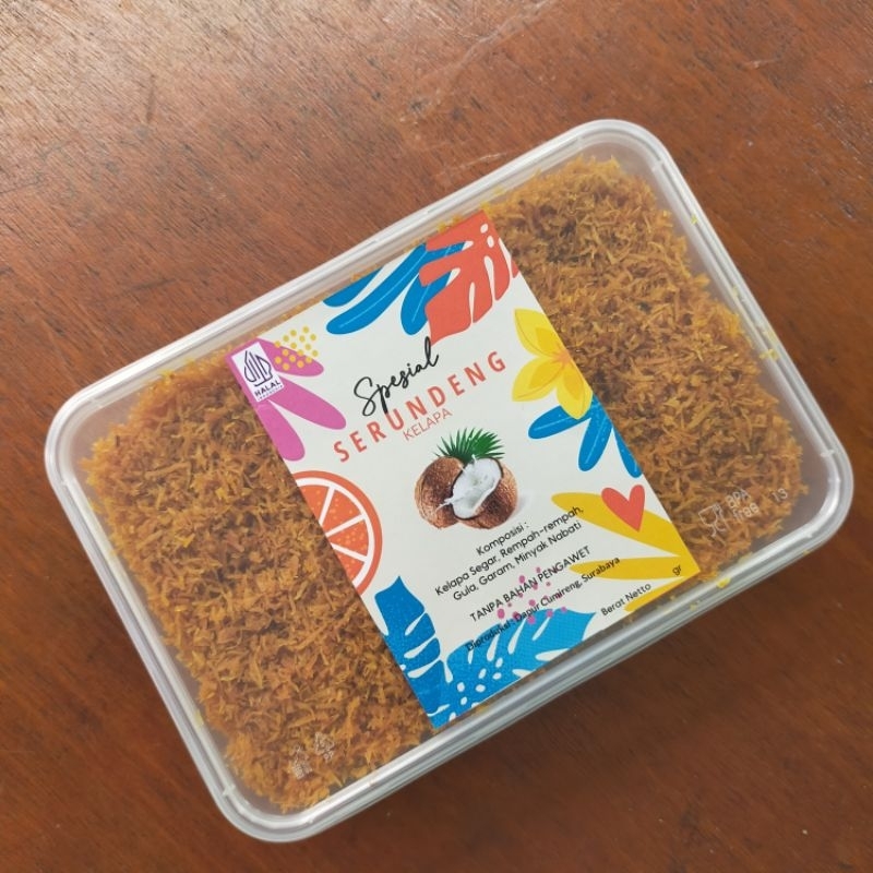 

Serundeng Kelapa Asli Rasa Gurih Manis Cocok untuk Lauk kemasan thinwall