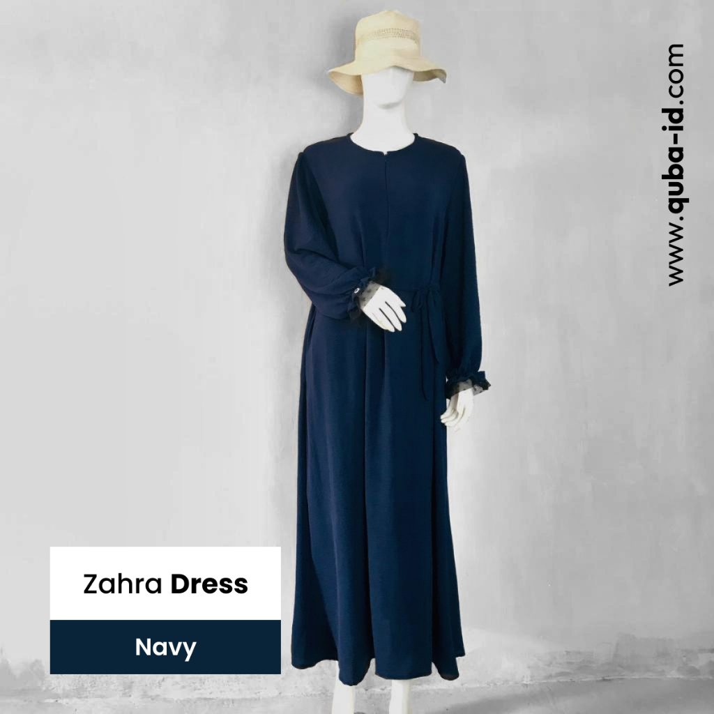 Zahra Dress | Quba id pakaian wanita Airflow Crinkle muslimah syar'i gamis abaya dress
