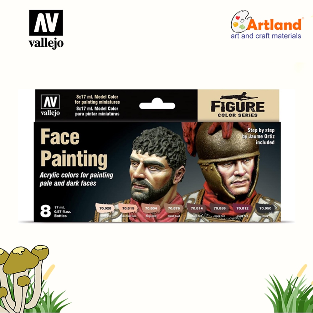 

Vallejo Model Color Set 17ml : Face Painting Set Jaume Ortiz 70119