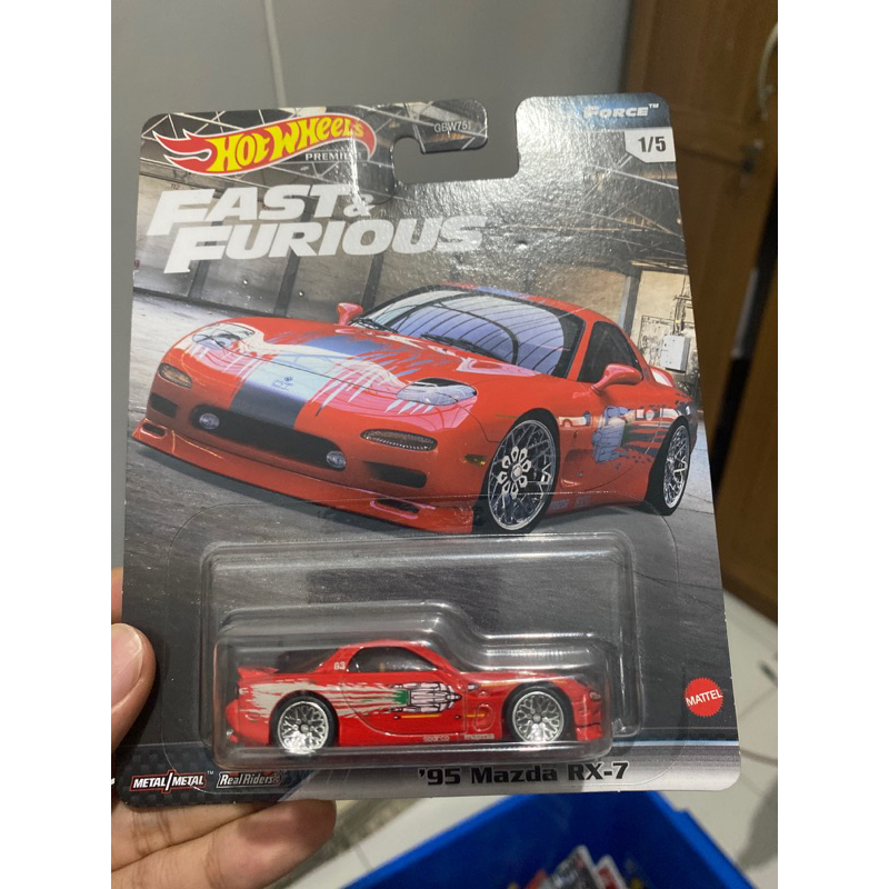 Hot Wheels Premium 95 Mazda RX7 Full Force Fast Furious