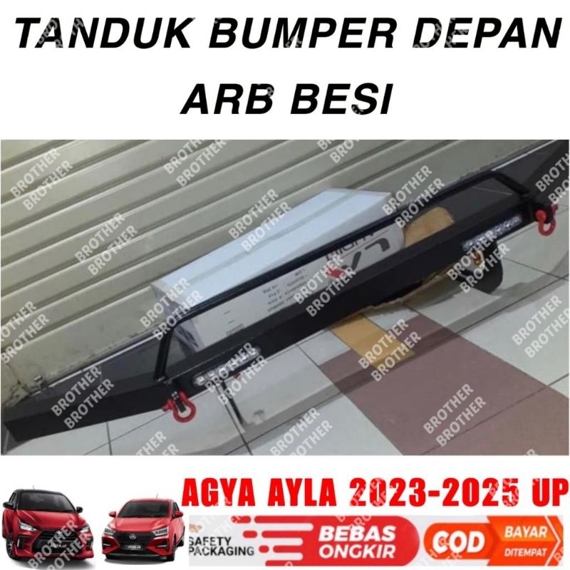 Towing Tanduk Depan Bumper Agya Ayla 2014 2017 2023 2024 2025 ARB - Besi