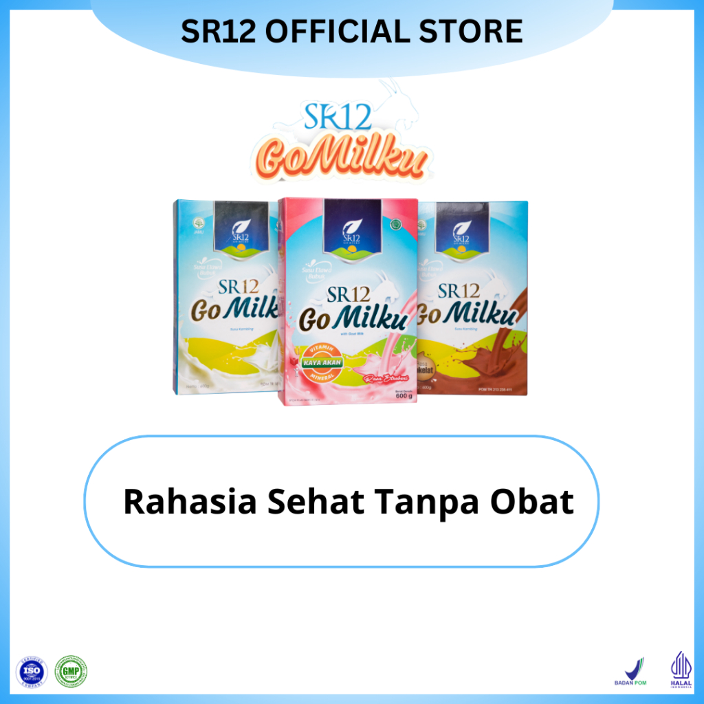 

Susu Kesehatan Gomilku SR12 Susu Kambing Etawa Untuk Kesehatan Rasa Vanilla Cokelat Strawberry Original 200gr 600gr